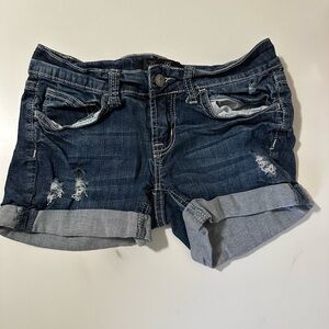 klique b Distressed Jean shorts XSmall